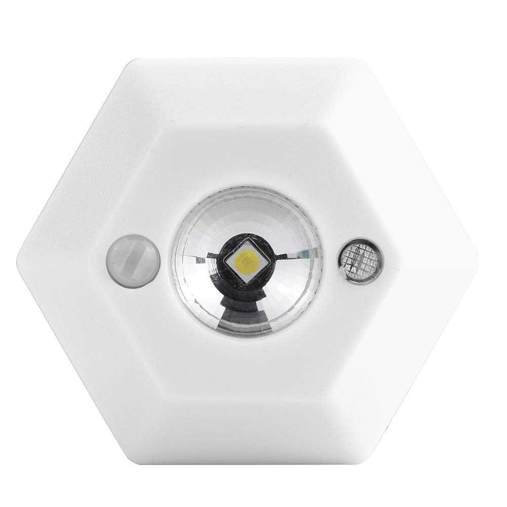 Wosume High Flexibility LED Sensor Light - Energy Saving, Multi-Color Light Sensing Function for Wardrobe, Corridor, Staircase, Closet & Cabinet Lighting (White)