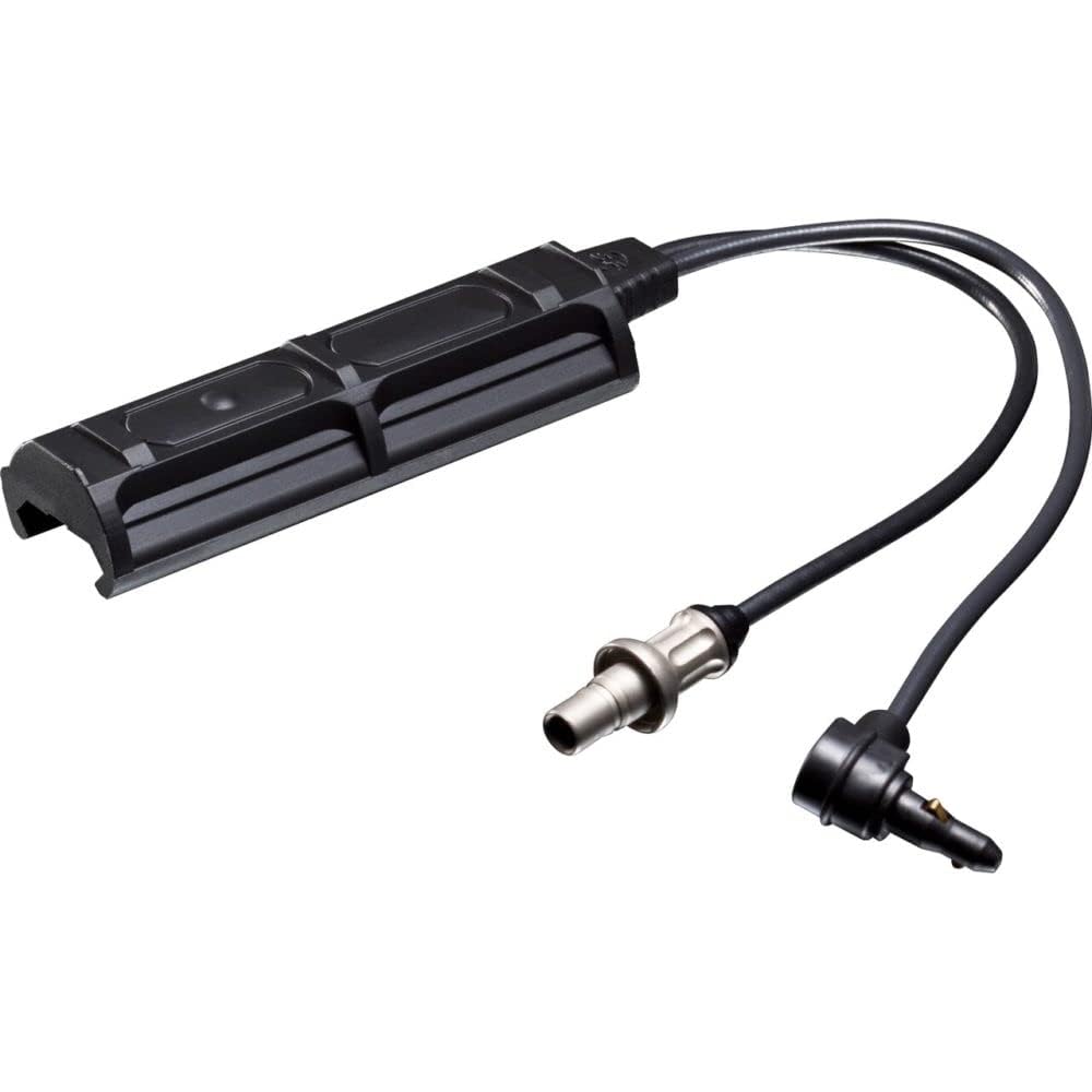 SureFire Remote Dual Pressure Switch for Weapon Light & ATPIAL Laser Device - Tactical Flashlight & Laser Sight Combo for Military, Hunting, and Home Defense