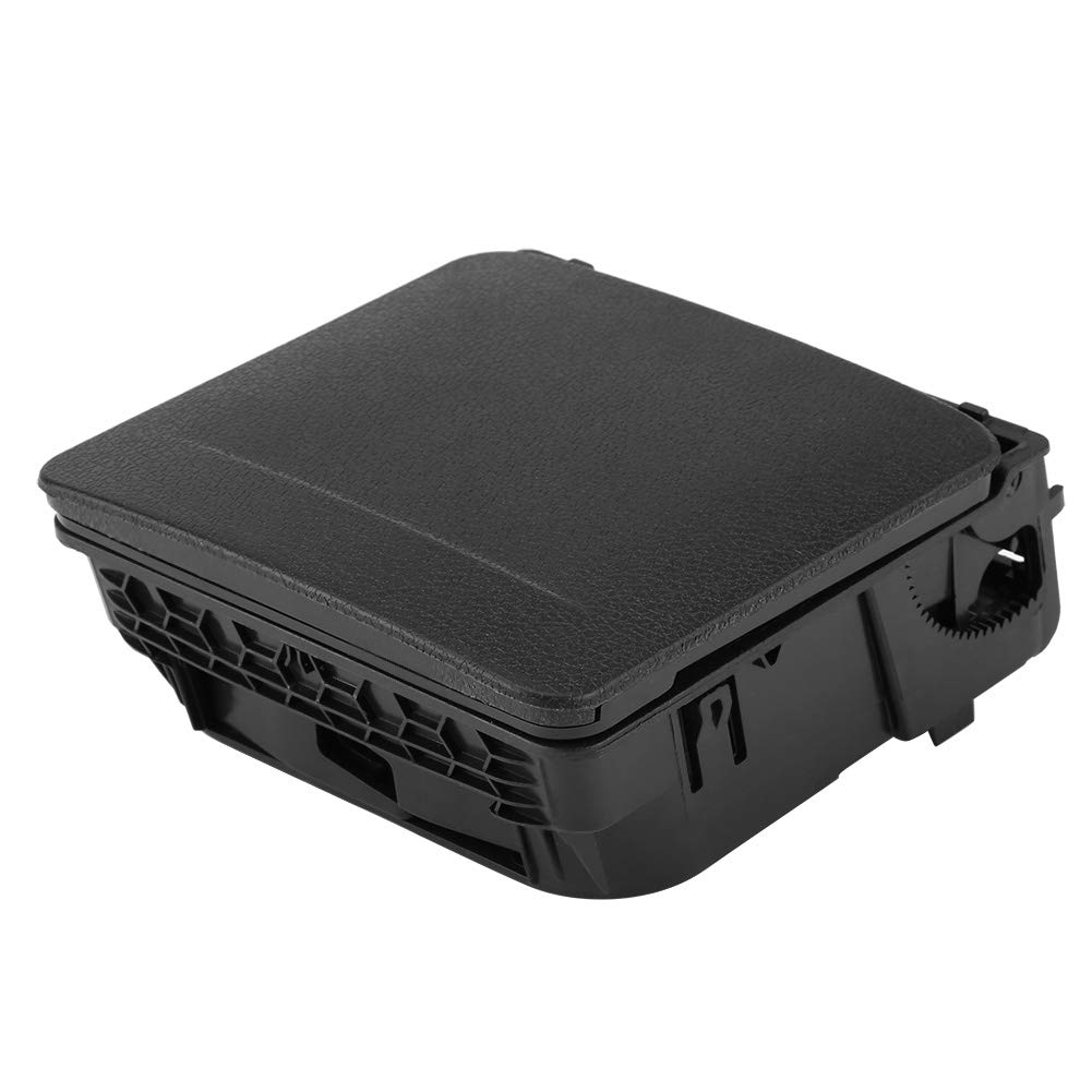 Black Rear Armrest Folding Cup Holder for VW MK5 MK6 Rabbit 1K0862532 - Perfect for Car Travel, Road Trips & Commuting