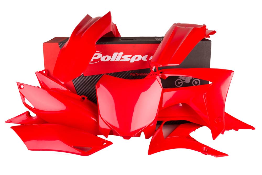 Polisport Plastic Body Kit - Red (90787) | Durable Motorcycle Protection for Off-Road & Trail Riding