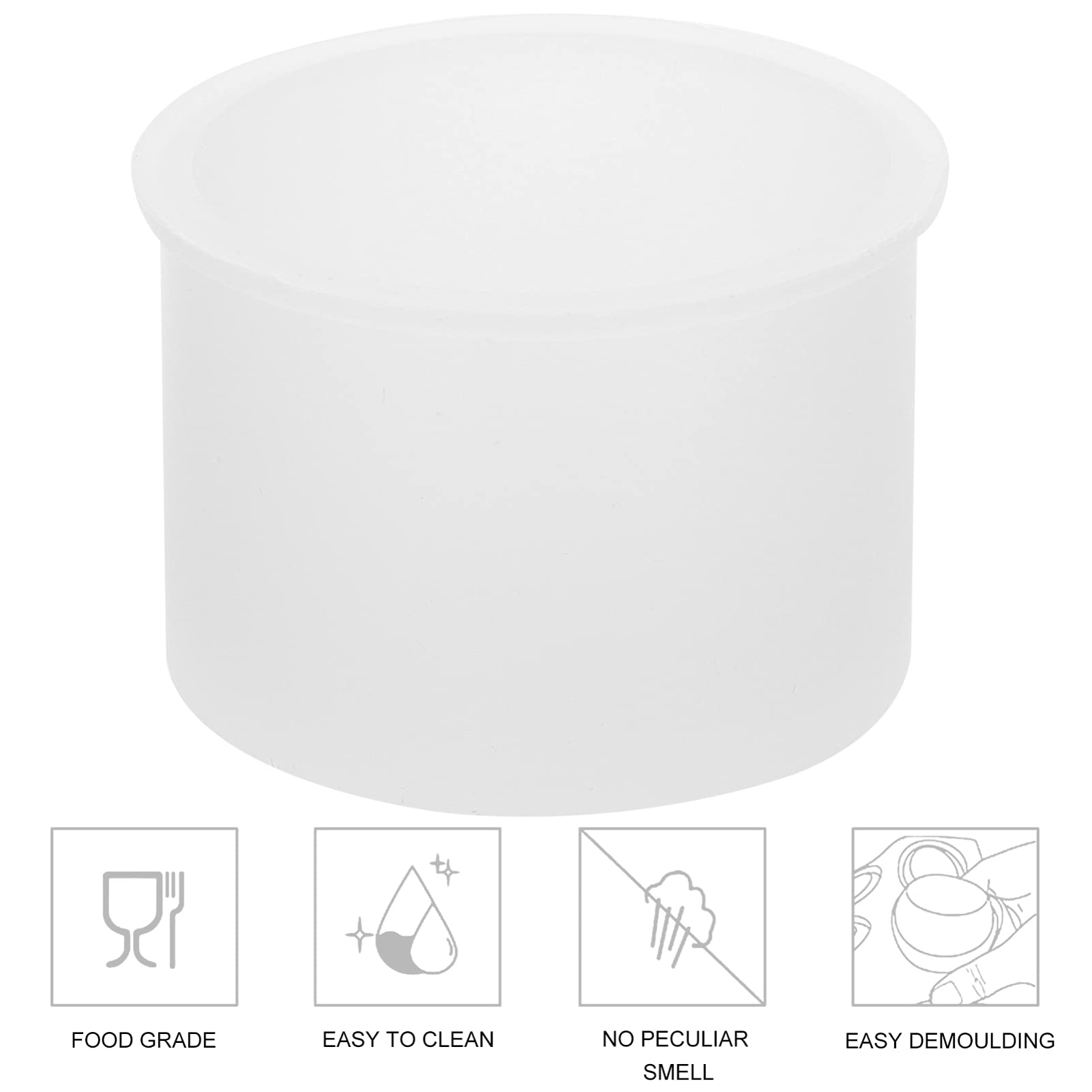 Premium Silicone Candle Molds for DIY Candles, Soap, Chocolate & Fondant - Reusable Candle Holder Molds for Handmade Crafts, Home Decor & Wedding Centerpieces