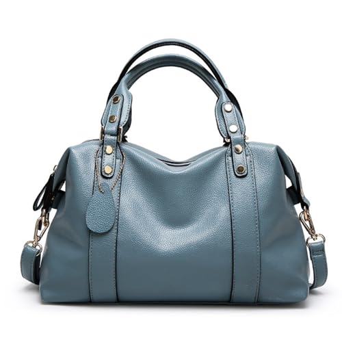 Lychee Pattern Tote-blue
