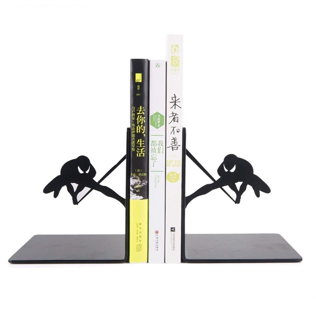 Marvel Spider-Man Metal Bookends for Heavy Books - Creative Book Holder Stands for Home, Office & School Decor - Perfect Gift for Comic Fans & Book Lovers | Use for Shelves, Desks & Libraries
