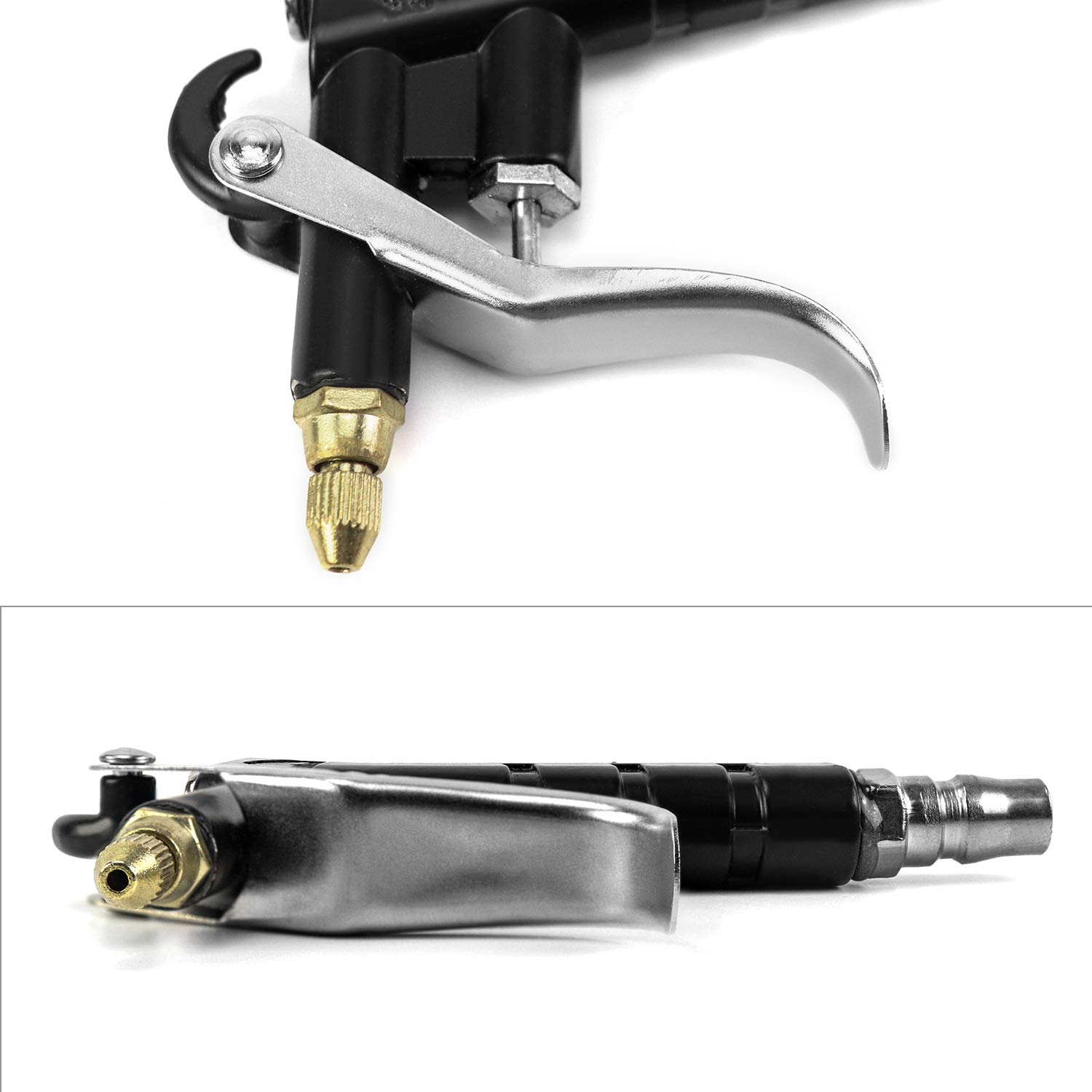 QWORK 16' (5m) Air Seat Blow Gun for Truck - Heavy Duty Air Duster Blow Gun with 1/4