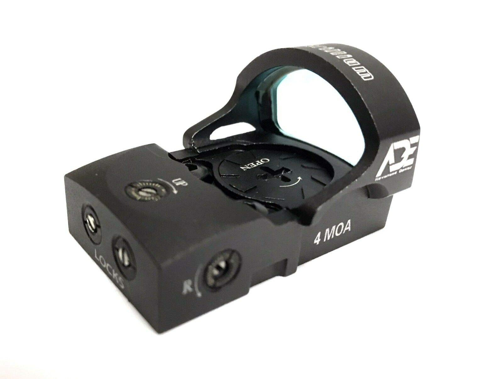 Ade Advanced Optics Bertrillium RD3-013 Red Dot Reflex Sight with Mounting Plate - Compatible with Ruger Mark I, II, III, IV, IV-Lite & Picatinny Rail - Perfect for Pistol Shooting, Hunting & Tactical Applications