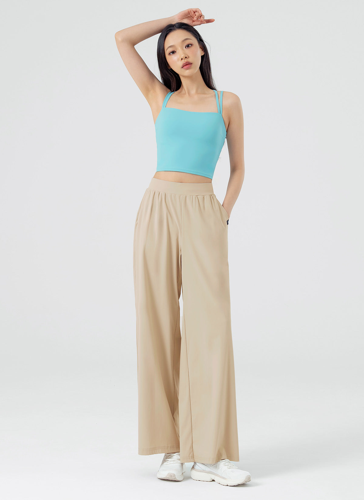 Air Freezer Cooling Wide Leg Pants for Women - Breathable Loose Fit Summer Trousers for Outdoor, Yoga & Lounge Wear