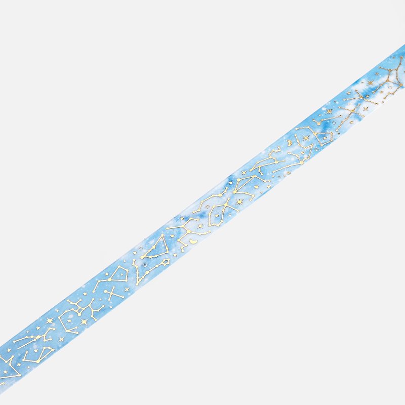 Aozora Constellation Washi Tape - Decorative Foil Stickers for Scrapbooking, Journaling, DIY Crafts | Perfect for Bullet Journals, Gift Wrapping, and Planner Decorations