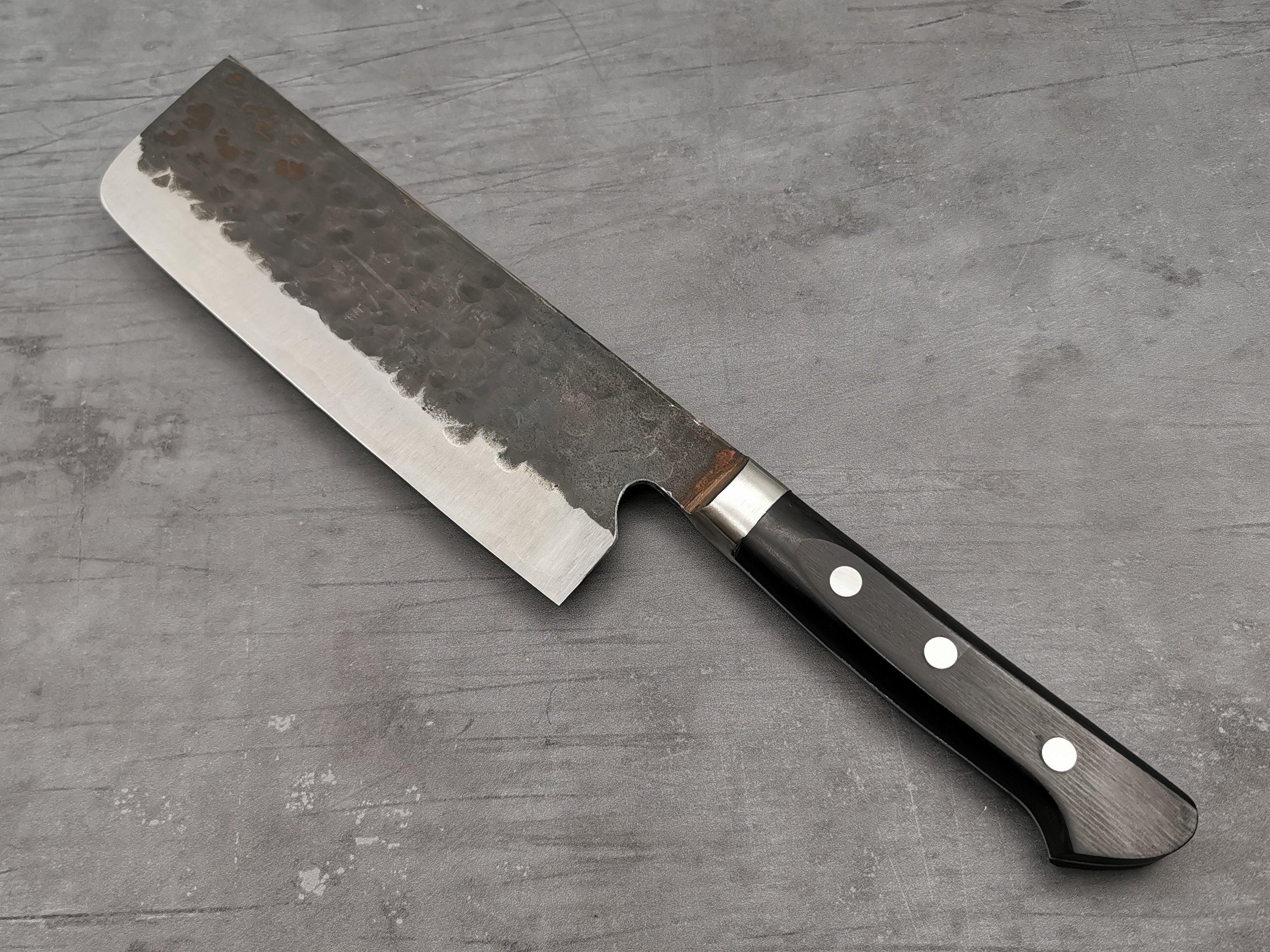 Premium Fujiwara Denka Nakiri Knife - Japanese High-Carbon Steel Vegetable Knife for Professional Chefs & Home Cooking - Perfect for Slicing, Dicing & Chopping Vegetables