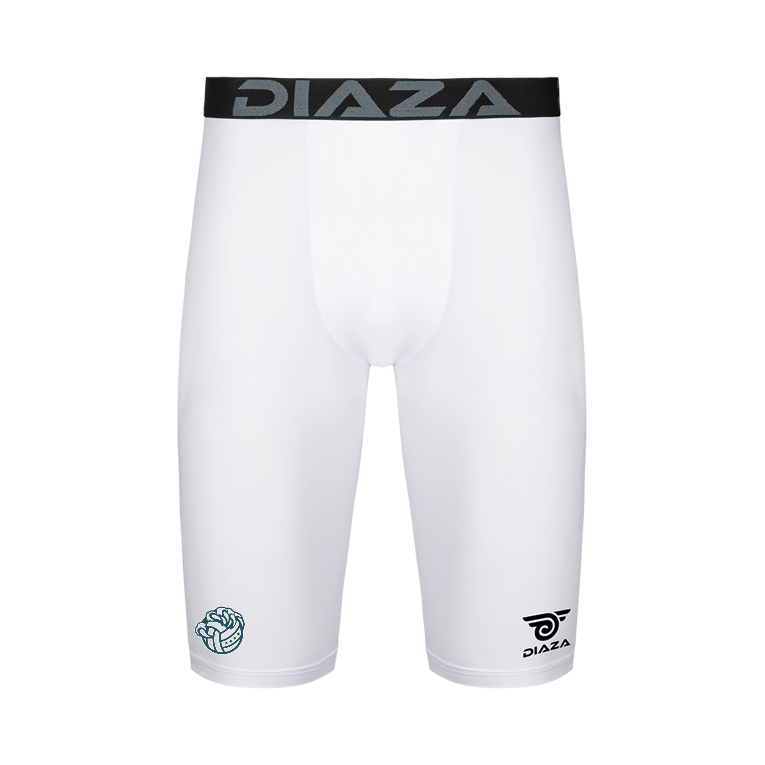 Chicago Prowl Compression Shorts for Men - Breathable White Workout Shorts for Running, Gym & Sports - High-Performance Athletic Compression Gear