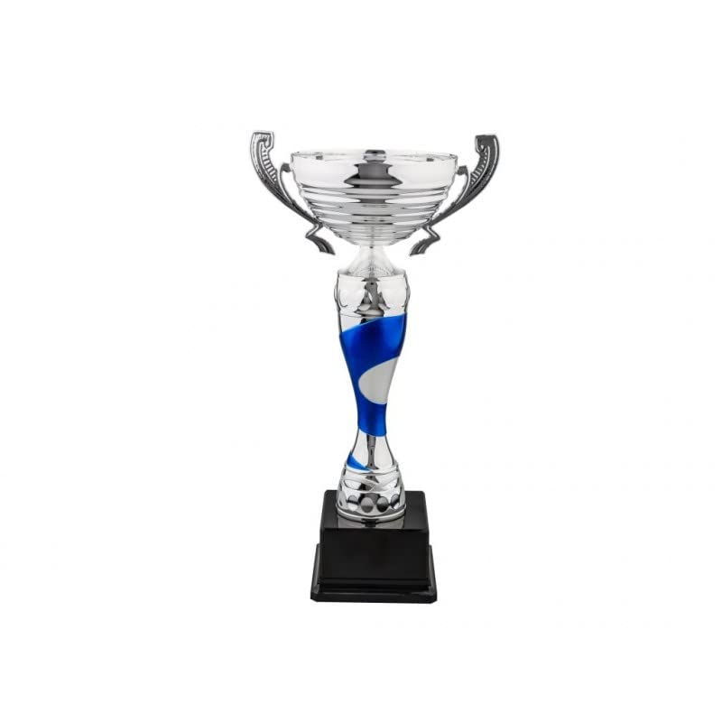 Gold and Silver Large Trophy Cup Award - Metal Bowl for Club, School & Sports Events | Perfect for Competitions, Ceremonies & Achievement Recognition
