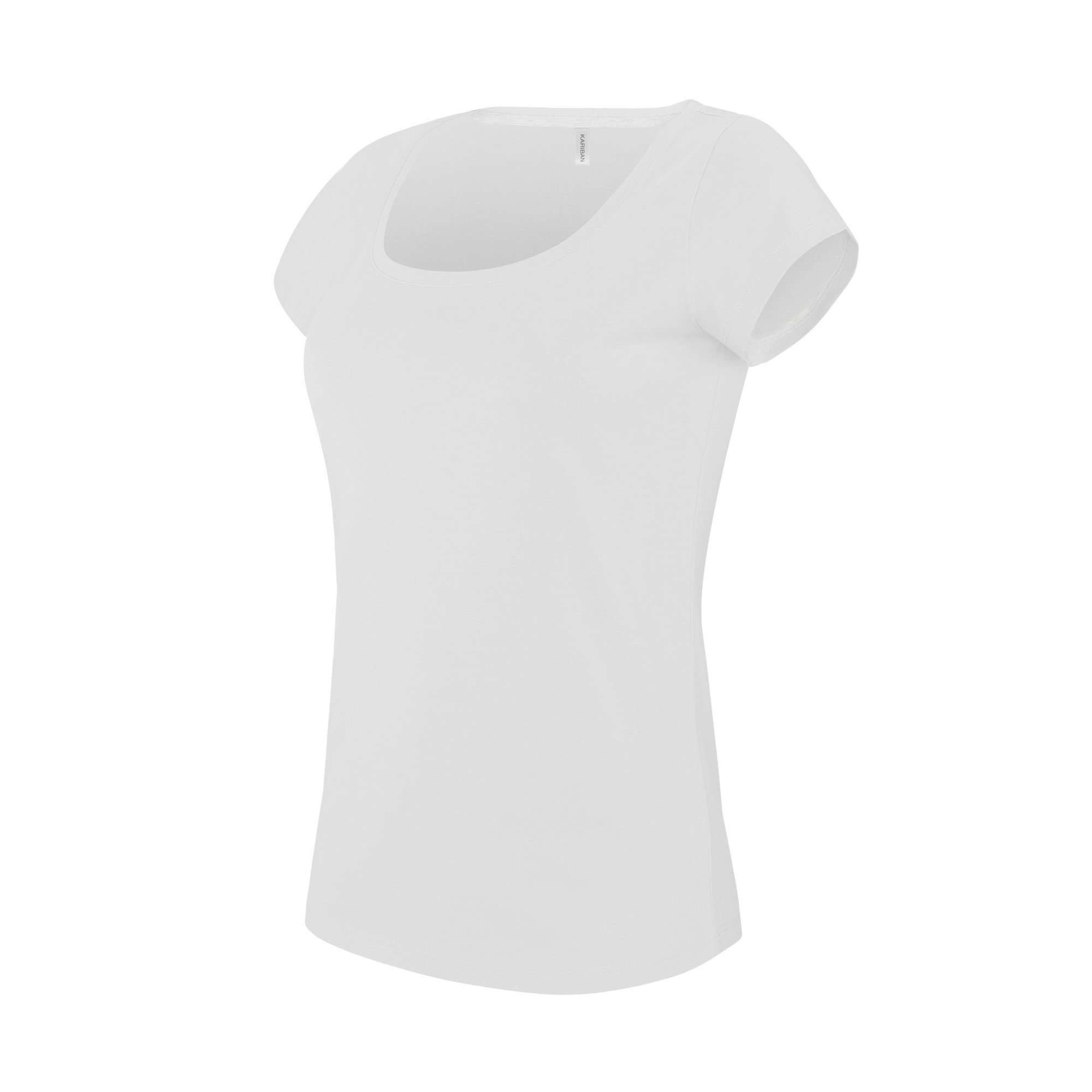 Women's Boat Neck Short Sleeve T-Shirt - Casual Comfort Fit Cotton Top for Everyday Wear, Work & Weekend Outings