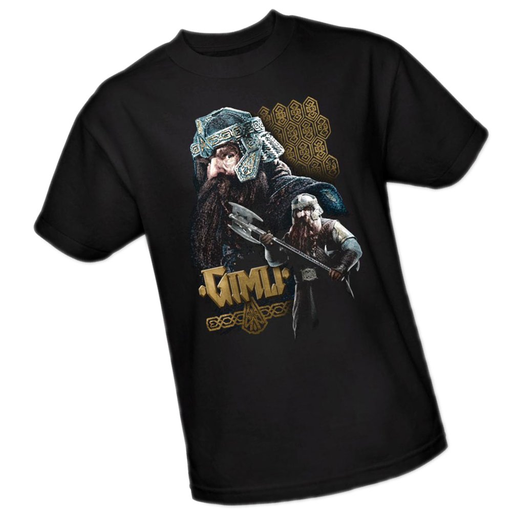 Lord of the Rings Gimli T-Shirt for Adults - Medium Size | Cosplay & Fandom