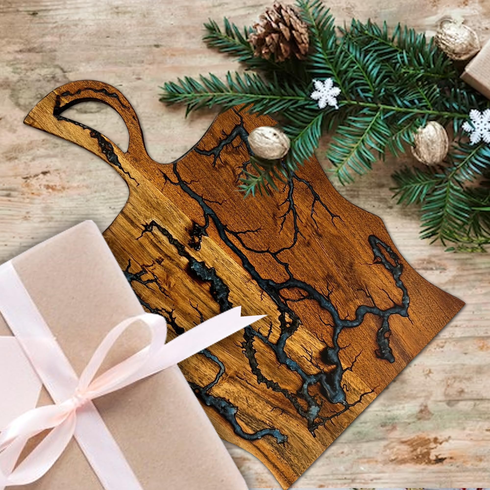Premium Charcuterie Board Set - Elegant Wooden Cheese & Charcuterie Serving Tray - Perfect Housewarming Gift, Wedding Gift for Couples - Great for Entertaining, Dinner Parties, and Holiday Gatherings