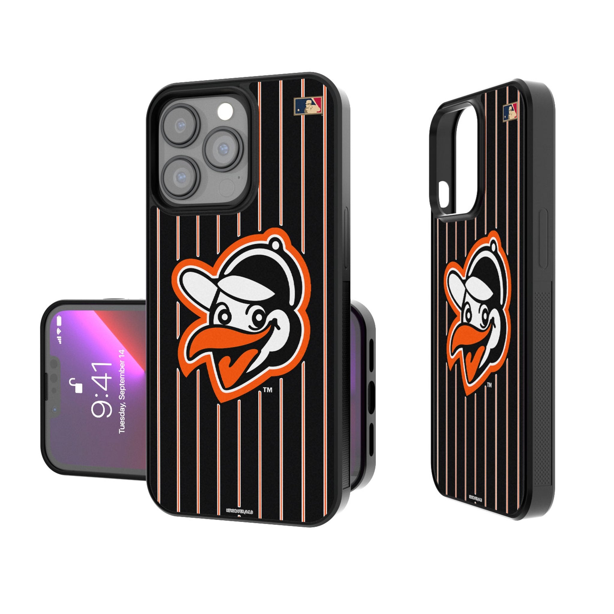 Baltimore Orioles 1955 Cooperstown Collection Pinstripe Bump Phone Case - Vintage Baseball Team Design for iPhone & Samsung - Perfect for Fans, Collectors & Game Day