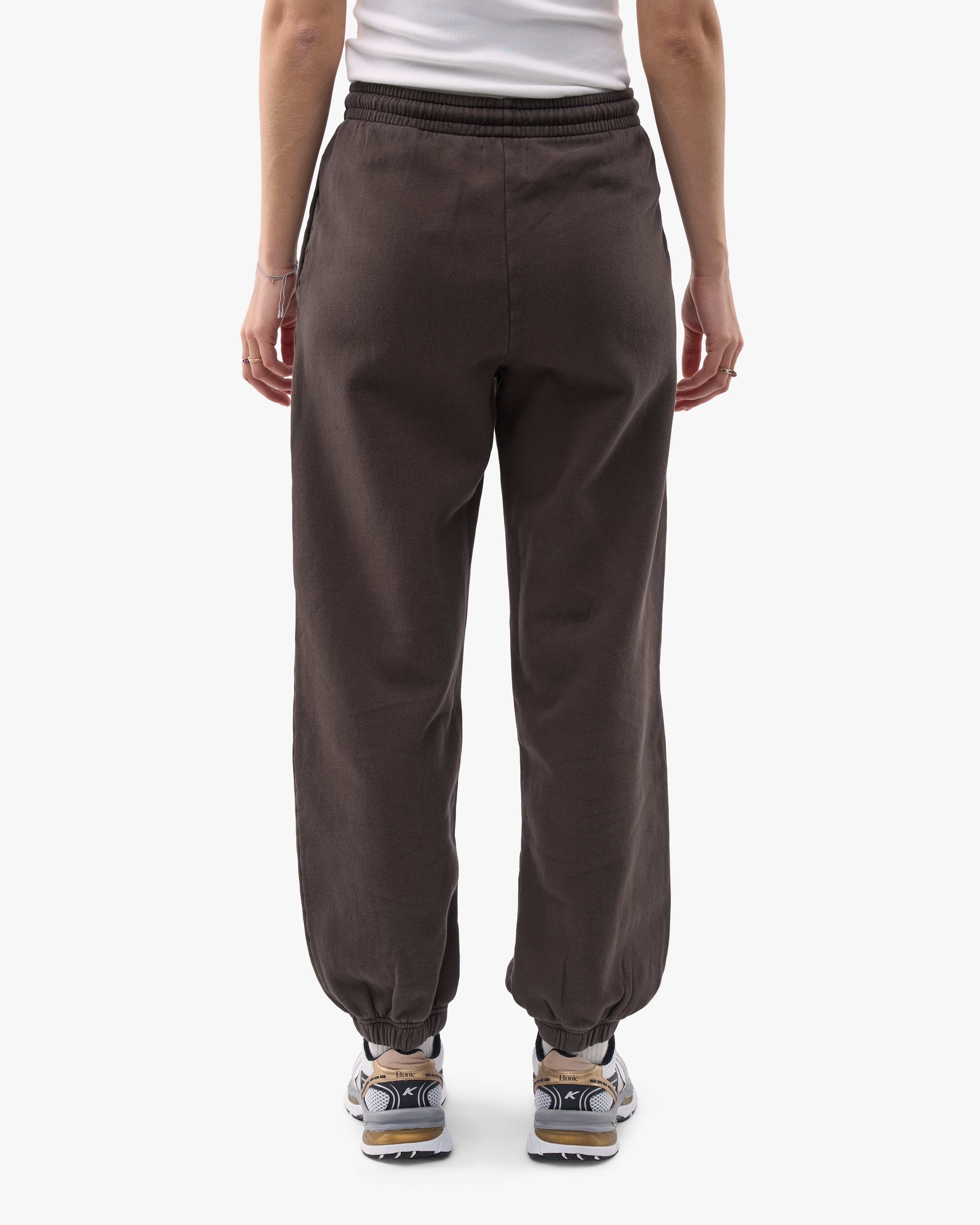 Organic Relaxed Sweatpants for Women - Soft Cotton Lounge Pants in Coffee Brown | Perfect for Yoga, Home Wear & Casual Outfits