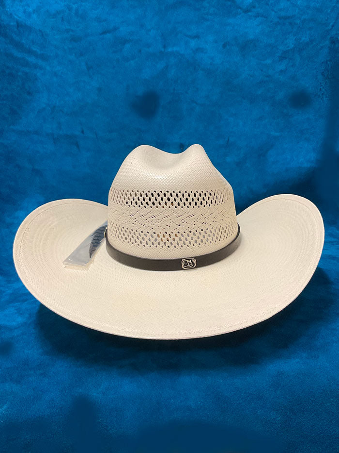 Justin JS6330WHSN4408 Straw Cowboy Hat - White Western Hat for Men & Women - Perfect for Rodeo, Country Music Festivals & Outdoor Adventures