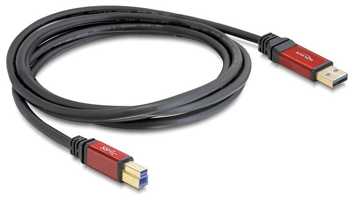 High-Speed Double Shielded USB 3.0 Type A to Type B Cable - 10Gbps Data Transfer for Printers, Scanners & Audio Interfaces - Perfect for Home Office & Studio Setup