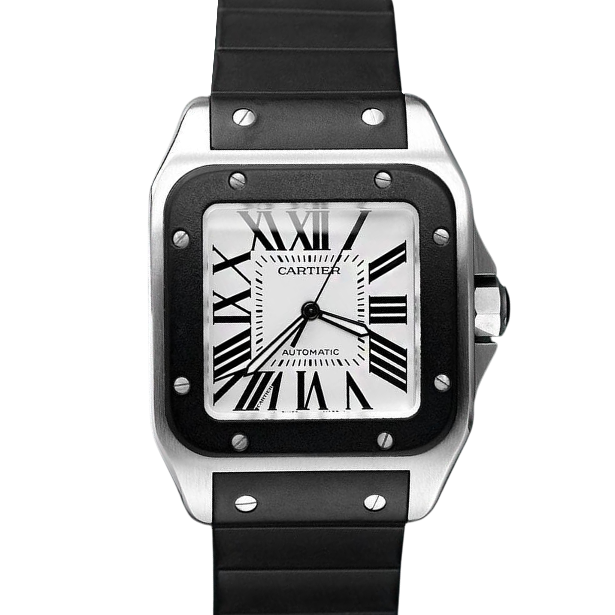 Cartier Santos 100 Large Men's Watch W20121U2 - Luxury Stainless Steel Timepiece for Business & Formal Occasions