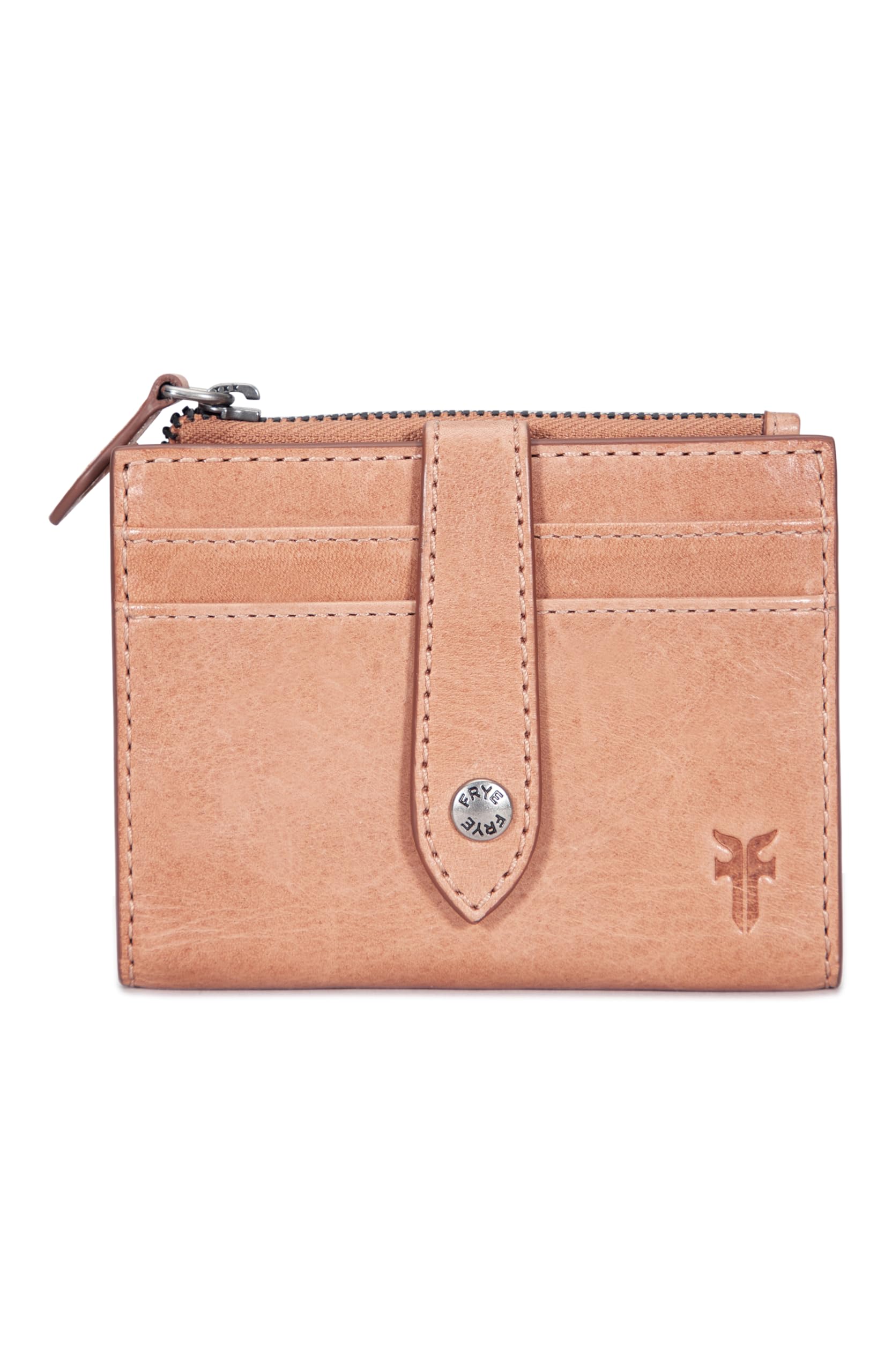 Frye Women's Melissa Coin Purse - Genuine Leather Small Wallet for Credit Cards & Cash - Perfect for Everyday Use, Travel & Gifts