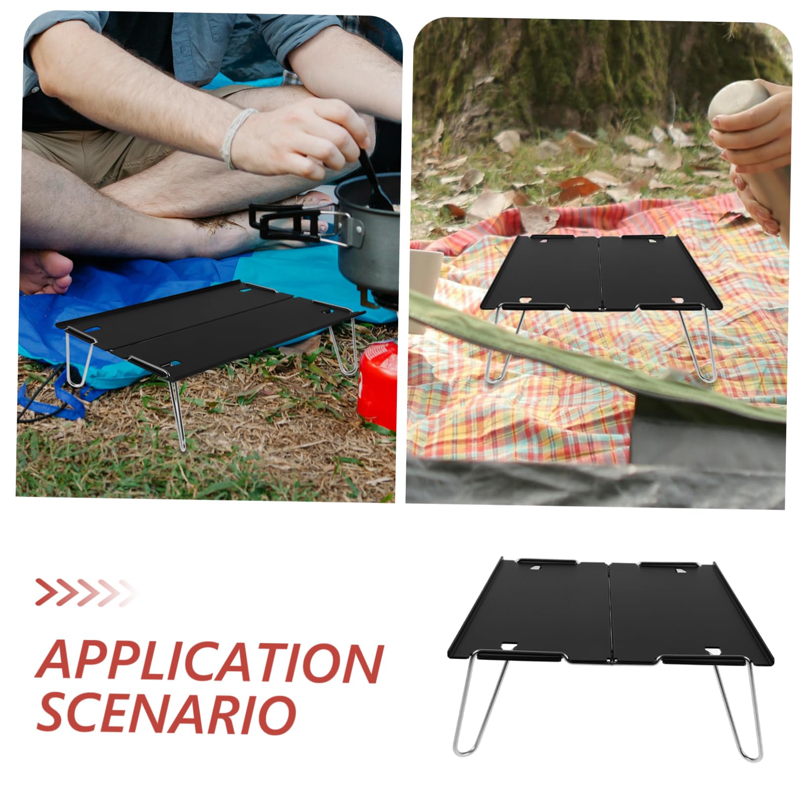 BESPORTBLE Portable Folding Table - Compact Camping Picnic Table, Detachable Lightweight Tea Desk for Outdoor, Travel, Beach & Home Use | Perfect for Camping, Picnics, BBQs & Small Spaces