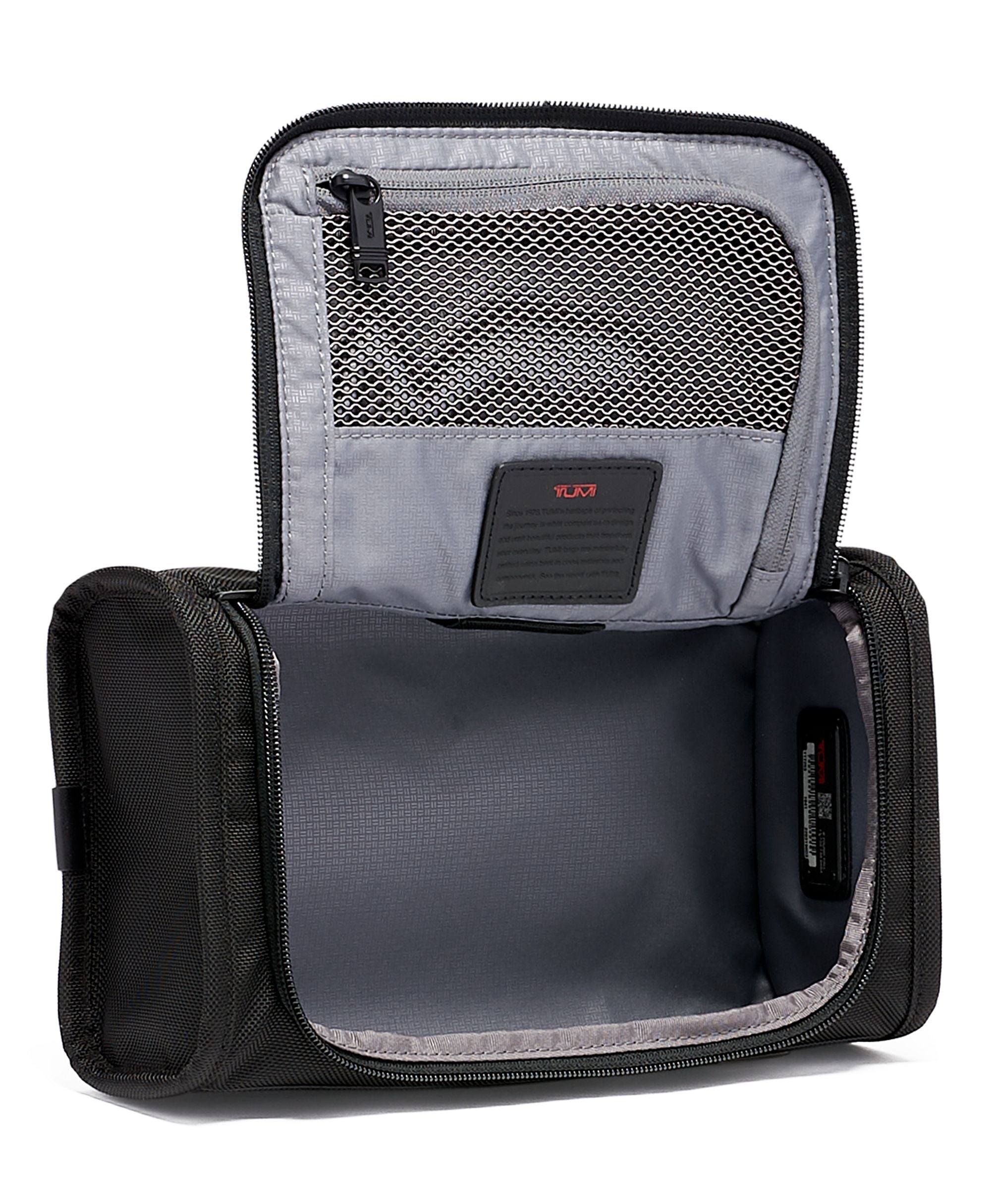Tumi Alpha Travel Kit - Premium Leather Toiletry Bag for Men & Women | Perfect for Business Trips, Vacations & Gym | Durable & Water-Resistant Organizer
