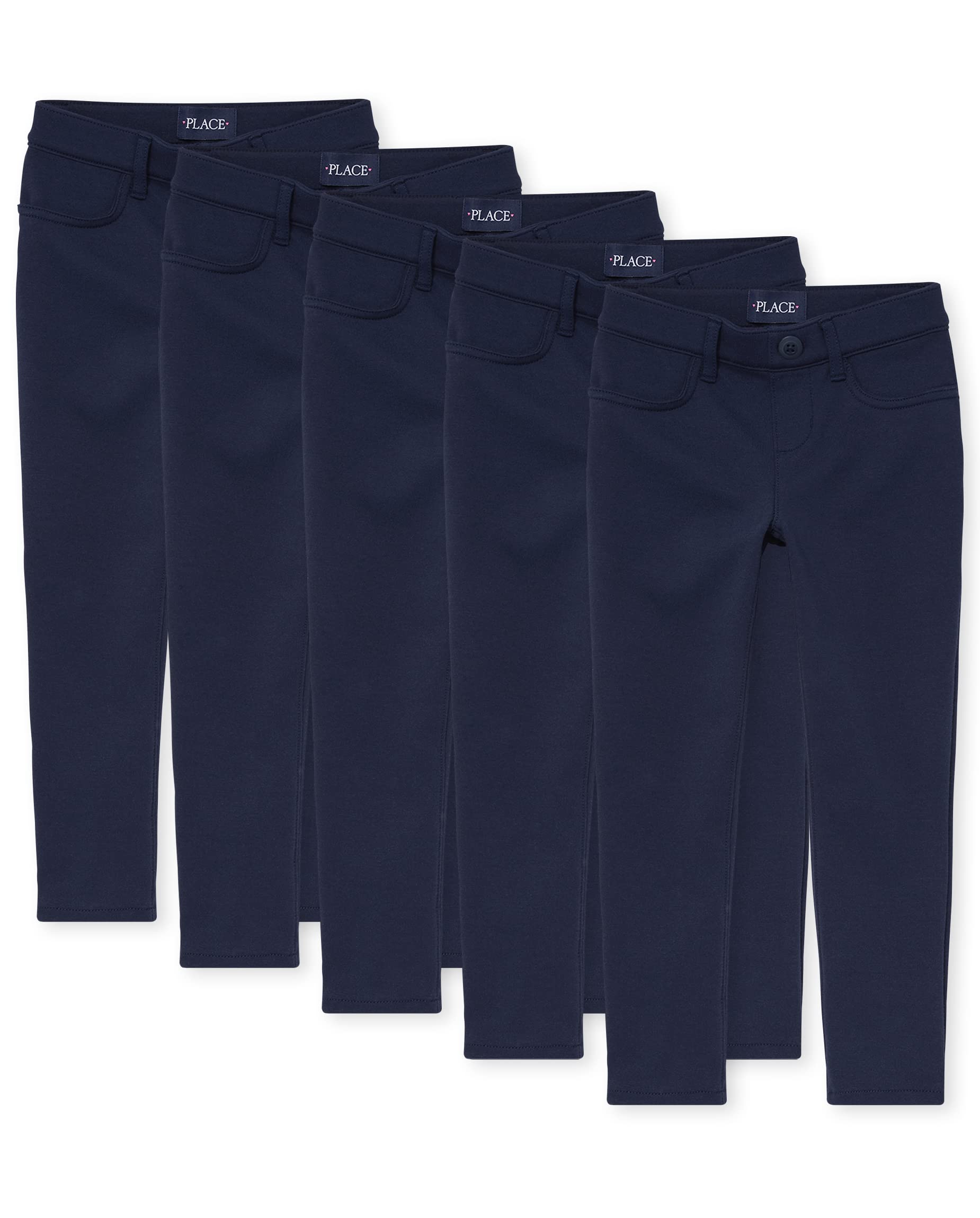 Girls' Ponte Knit Jeggings - Play & School Comfort