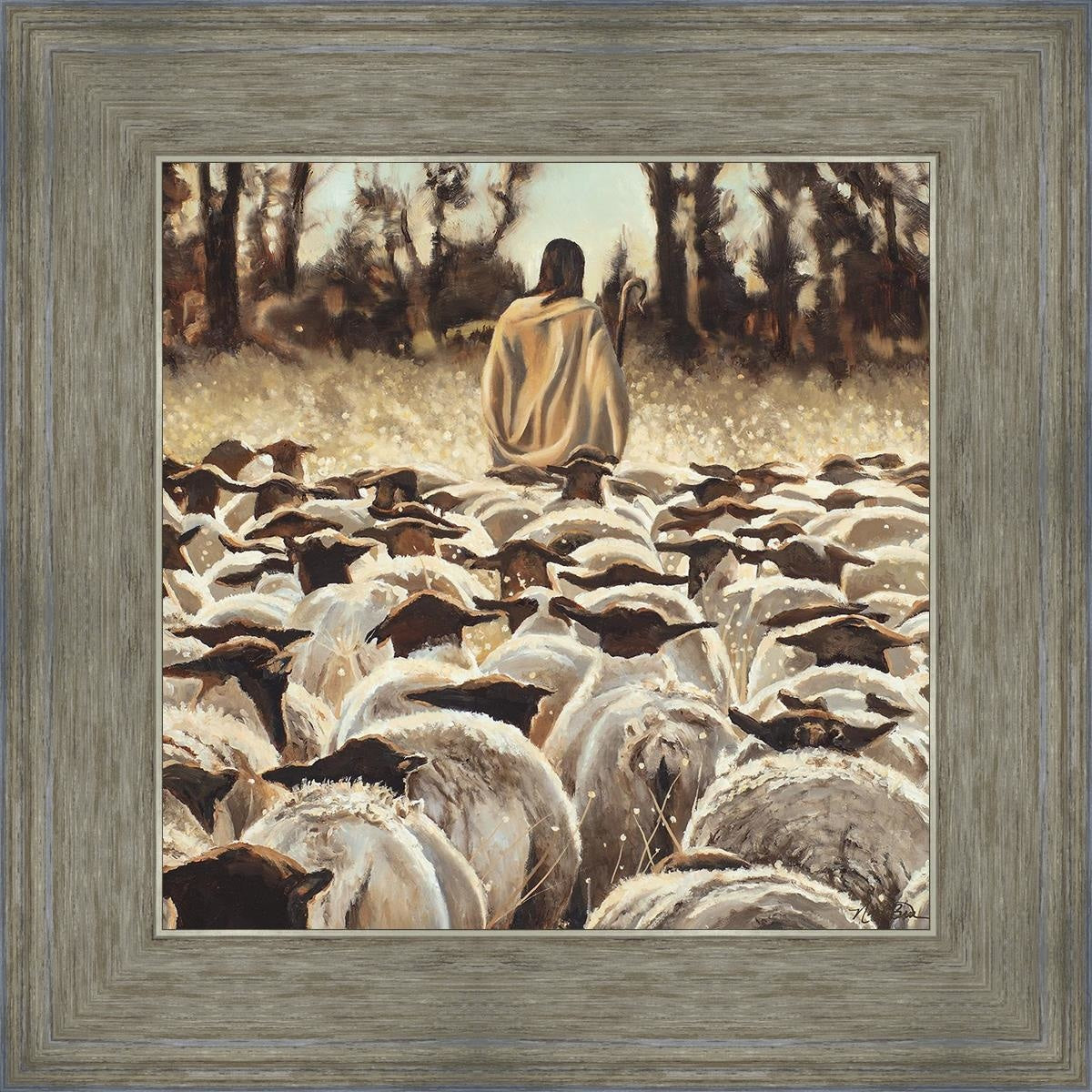 Be Ye Followers of Me - Inspirational Christian Wall Art for Home & Church Decor | Perfect for Living Room, Bedroom & Office
