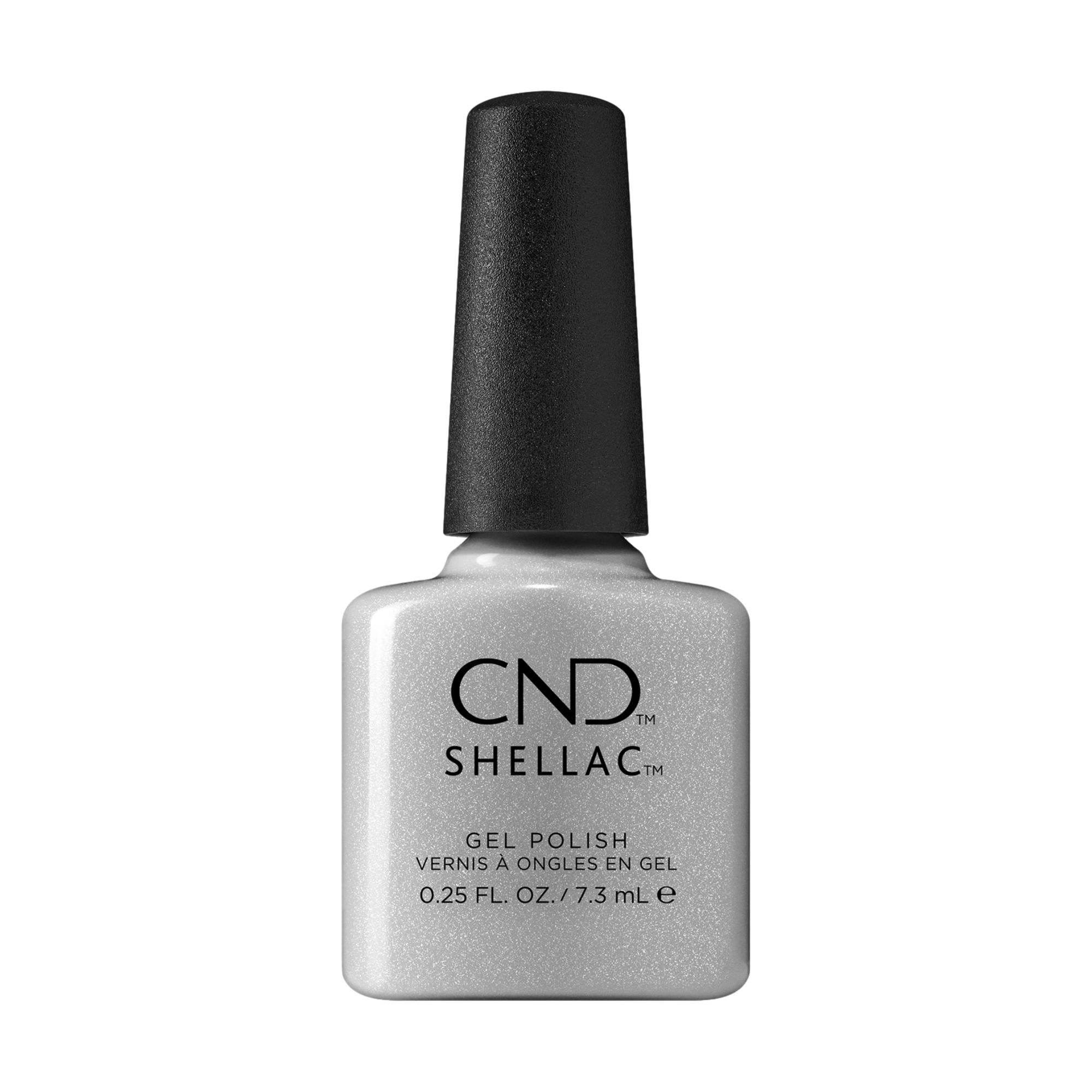 CND Shellac Nail Polish - Steel Kisses, 0.25 fl oz, Long-Lasting Gel Polish for Professional Salon & Home Manicure