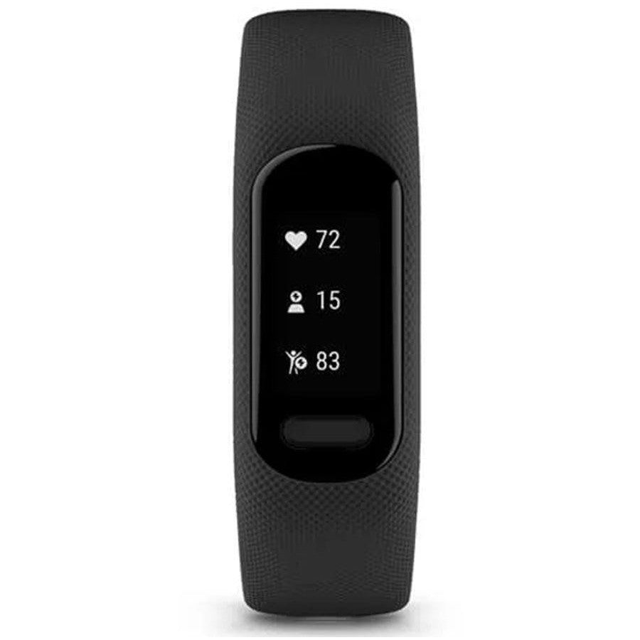 Garmin Vivosmart 5 Fitness Tracker - Small/Medium Size, Black | Activity Tracking, Heart Rate Monitor & Smart Notifications for Running, Swimming & Daily Wear