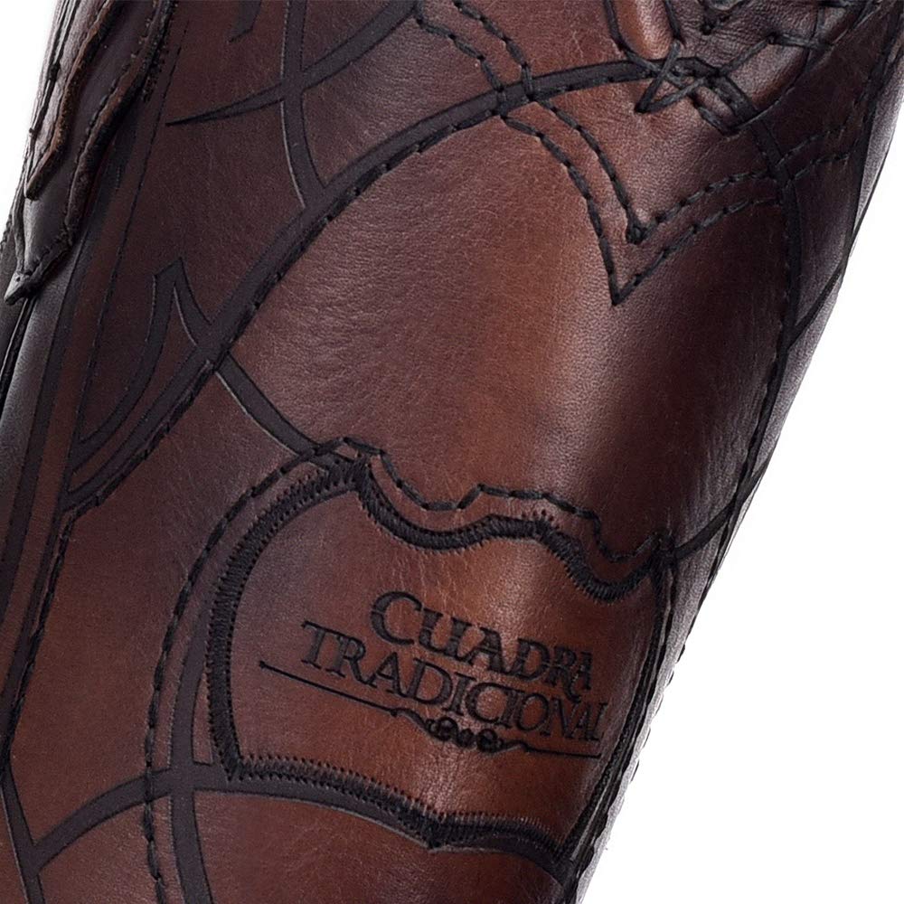 Genuine Leather Cuadra Men's Western Boots - Brown Cowboy Boots for Men | Perfect for Rodeo, Country Dancing & Western Fashion