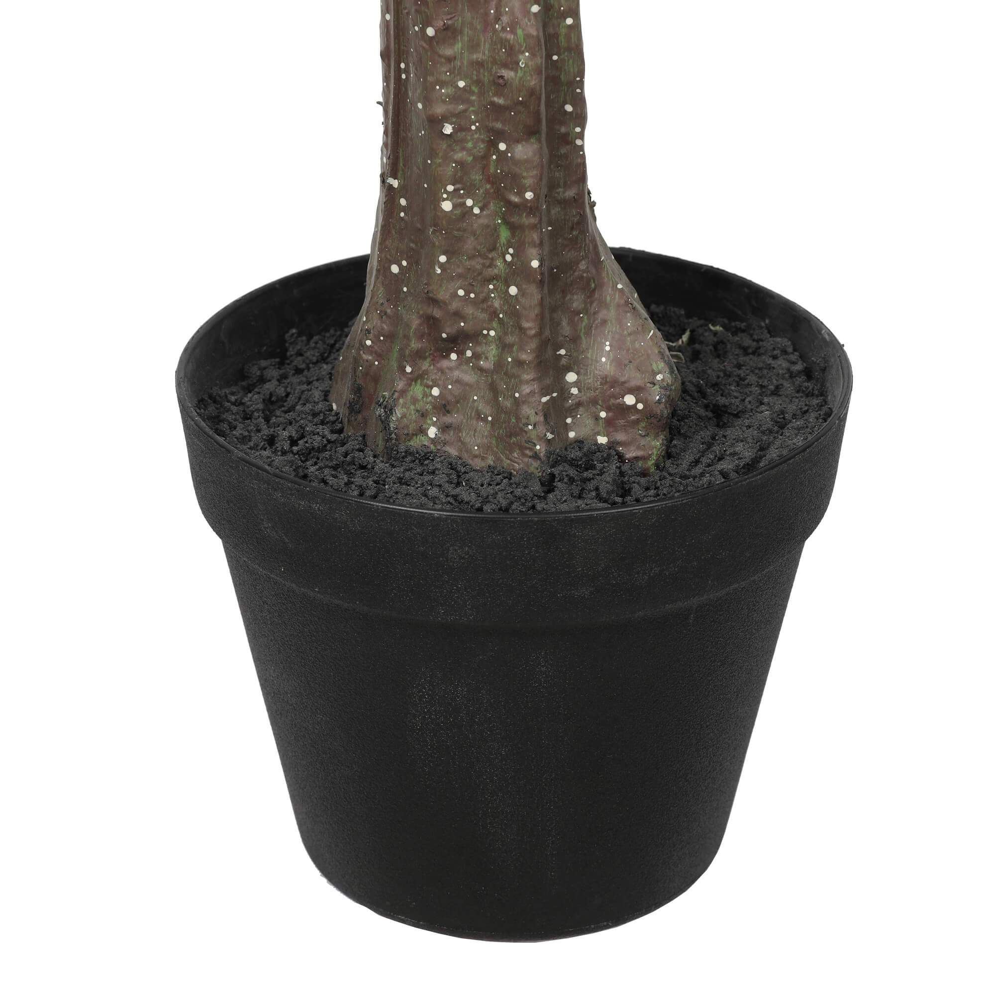 Premium Artificial Eucalyptus Tree - 5ft Tall Red Box Eucalyptus Polyanthemos Faux Plant for Home & Office Decor - Perfect for Living Room, Bedroom, or Wedding Centerpieces