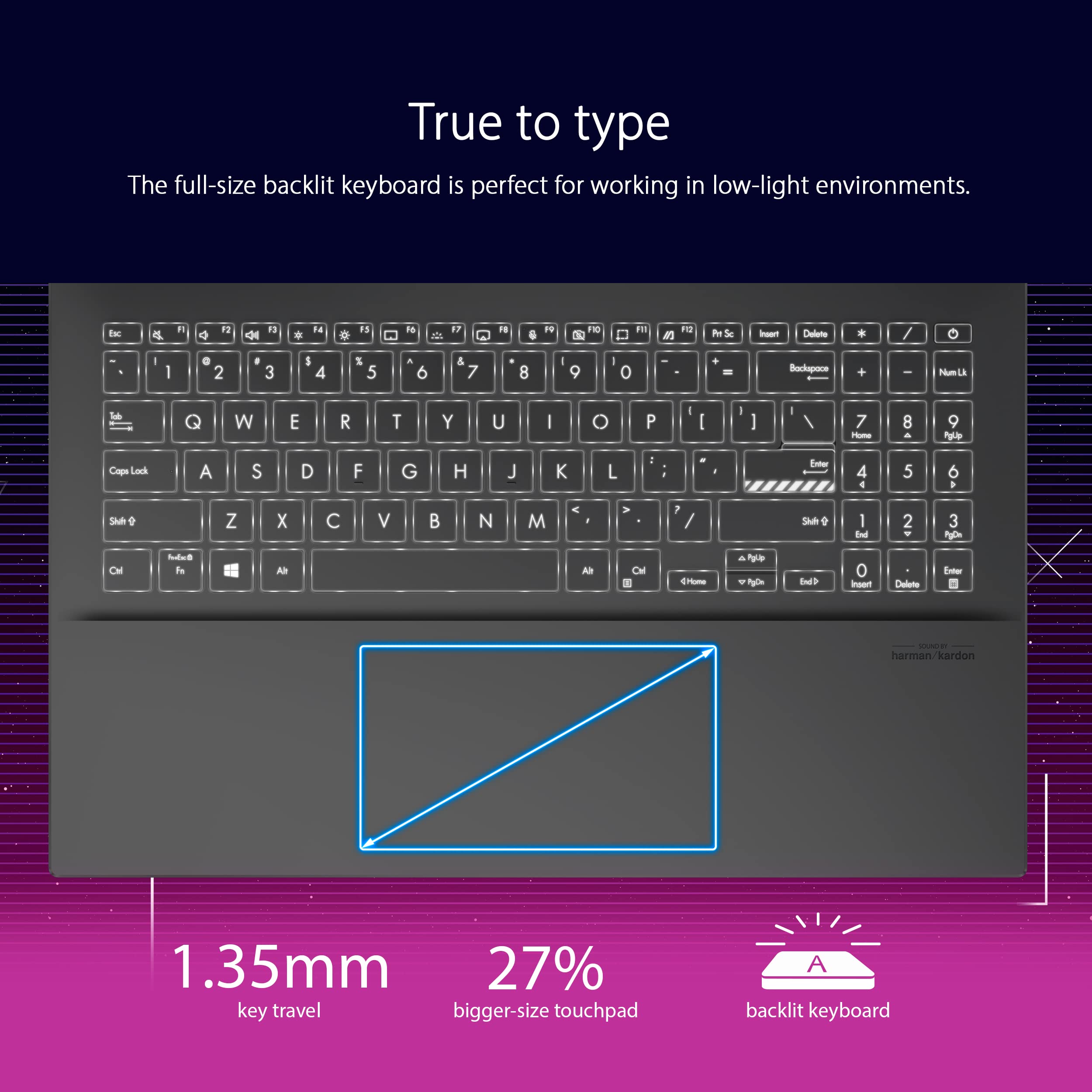 ASUS VivoBook Pro 15 OLED Slim Laptop - 15.6