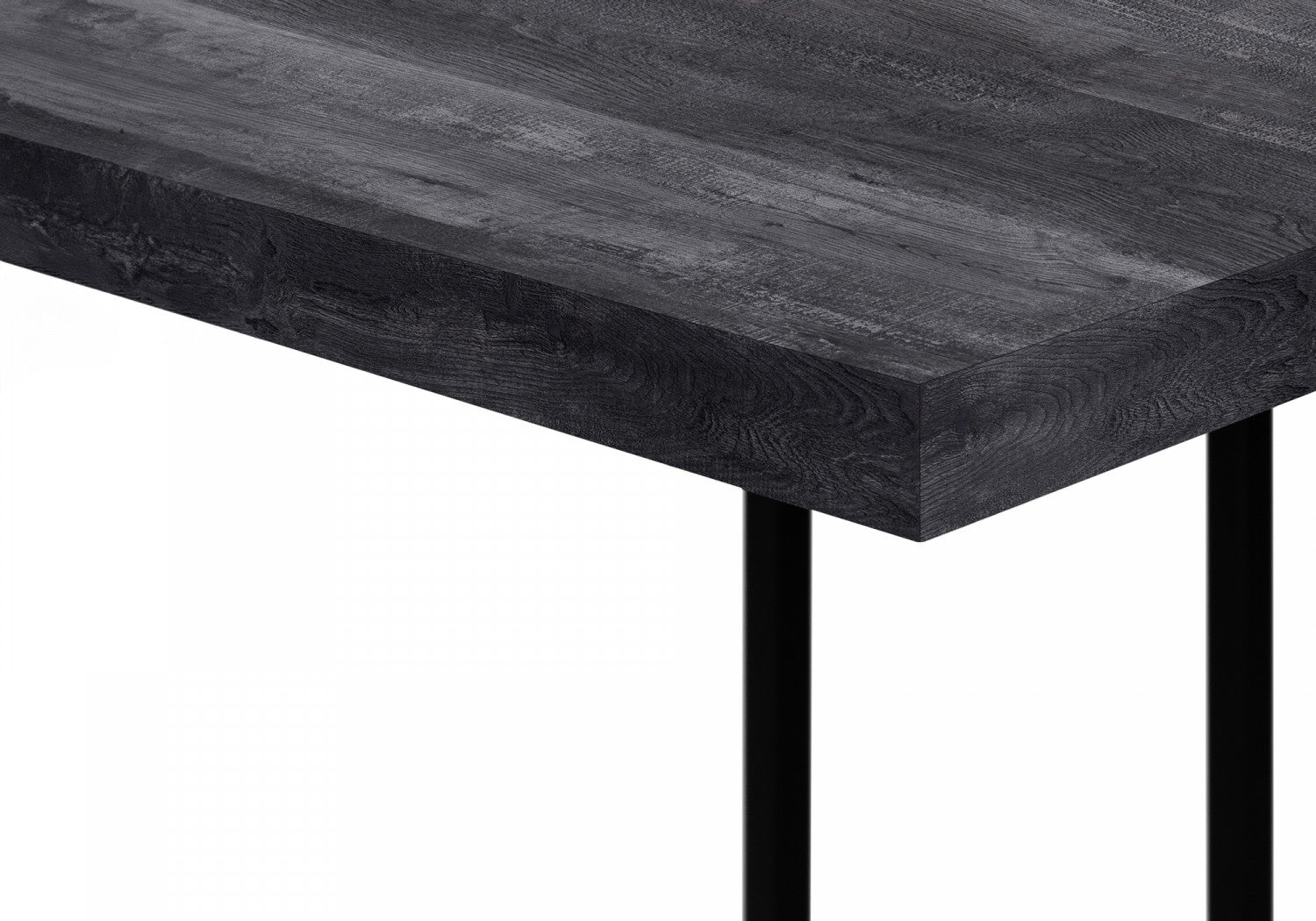 Black Cedar Wood Side Table - Rustic Nightstand for Bedroom, Living Room & Patio - Durable & Stylish End Table