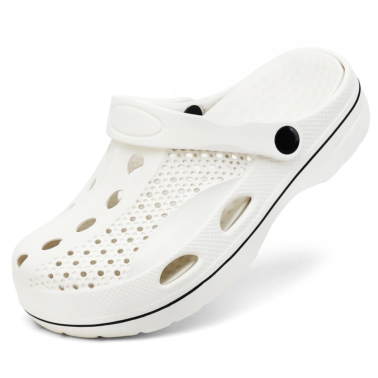 **Arch Support Clogs for Men & Women – Slip-On Garden & Beach Shoes with Removable Cushion Insole – Comfortable Outdoor Slippers for Walking, Gardening & Relaxation**