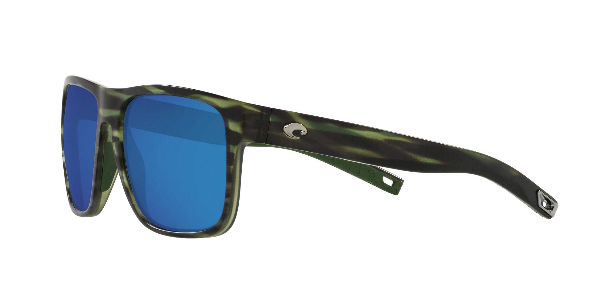 Costa Del Mar Men's Polarized Sunglasses - Matte Reef Frame, Blue Mirror Lenses 59mm - UV Protection for Fishing, Driving & Outdoor Activities