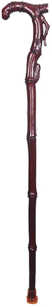 Premium Solid Wood Walking Cane for Seniors & Elderly - Adjustable Height 170-175cm, Natural Brown - Comfortable Support for Daily Use, Hiking & Outdoor Activities