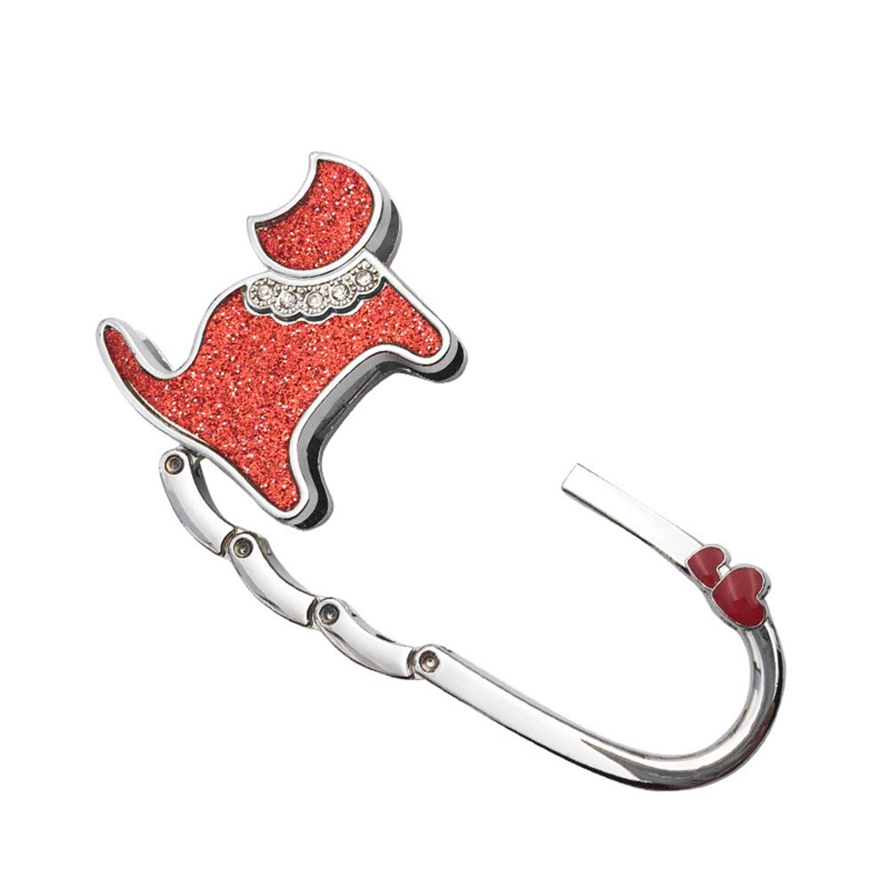 Stylish Metal Purse Hook & Hanger - Cute Cat Design Foldable Handbag Holder for Tables, Bags & Storage | Perfect for Restaurants, Travel & Shopping
