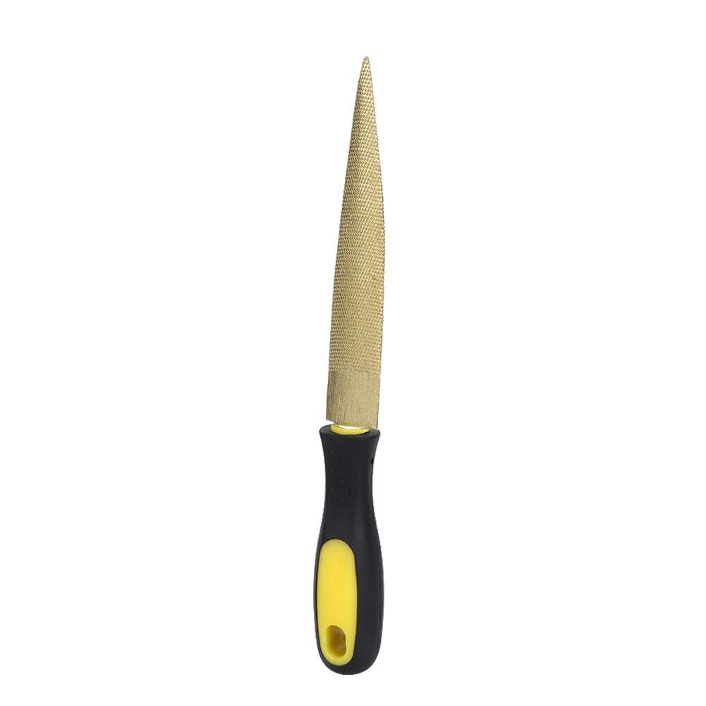 **Fdit Golden Tapered Wood File Rasp - Cone Carving Tool for Woodworking, DIY Crafts & Carpentry - Perfect for Shaping, Smoothing & Detailing Wood Projects**