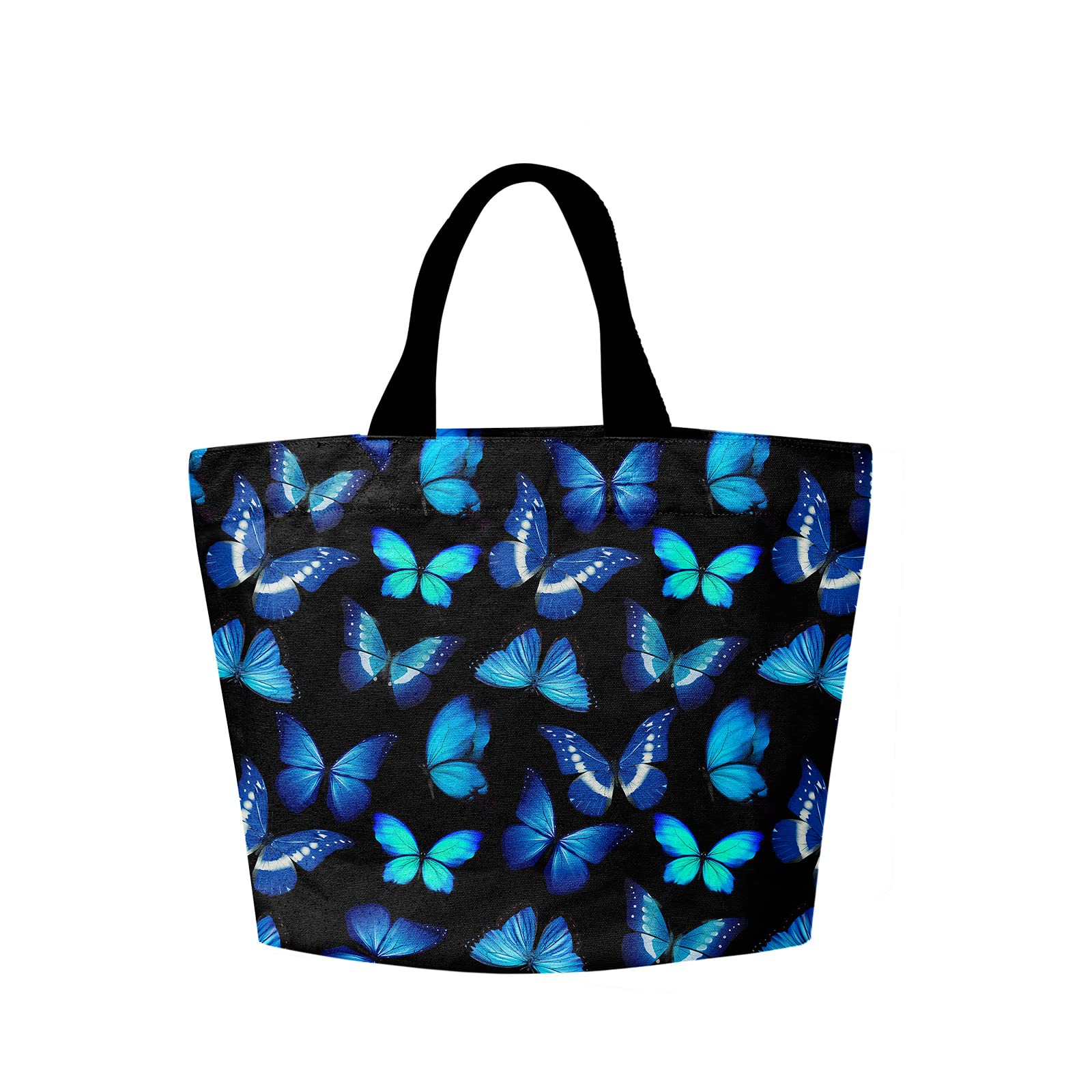 OMXNAQZ Large Reusable Tote Bag - Lightweight Grocery Shopping Bag with Shoulder Strap for School, Work & Travel | Eco-Friendly & Spacious Carryall