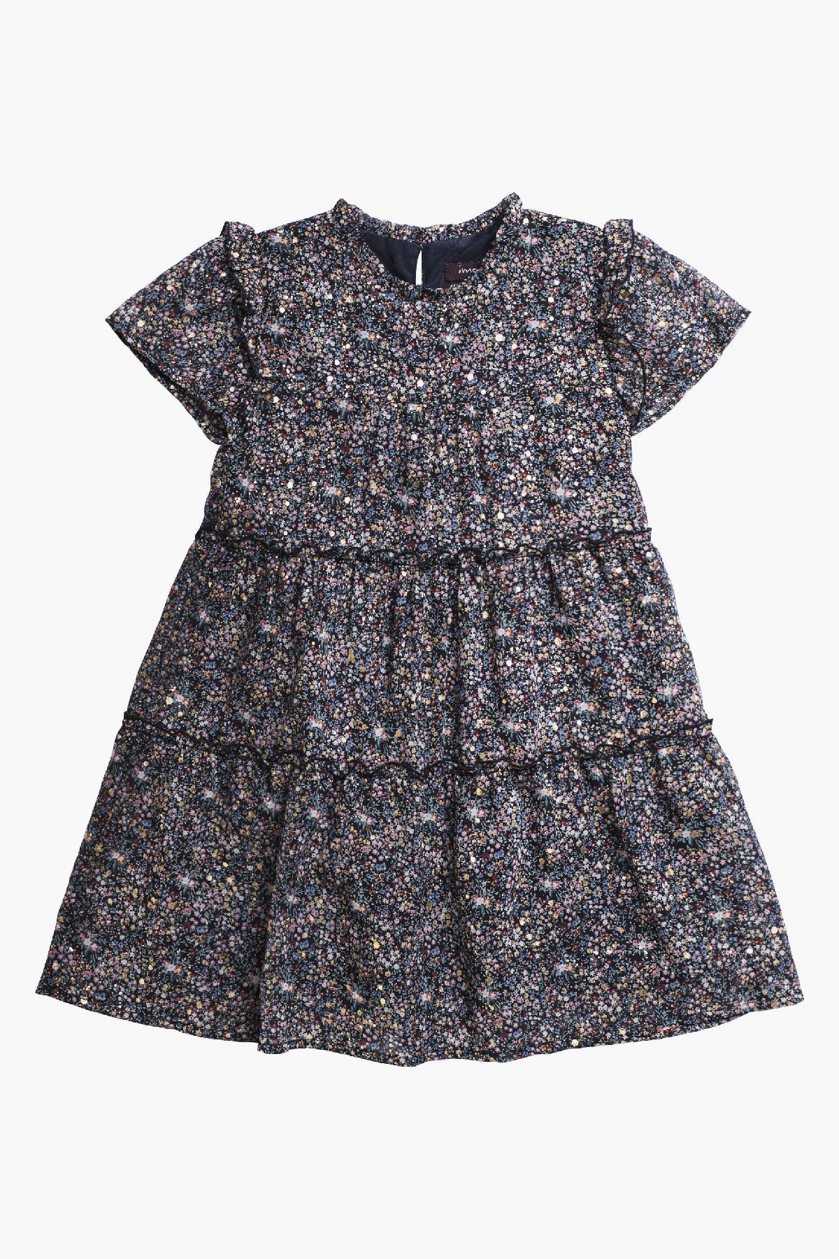 Imoga Oakley Meadow Girls' Floral Summer Dress - Perfect for Outdoor Play, Parties & Special Occasions