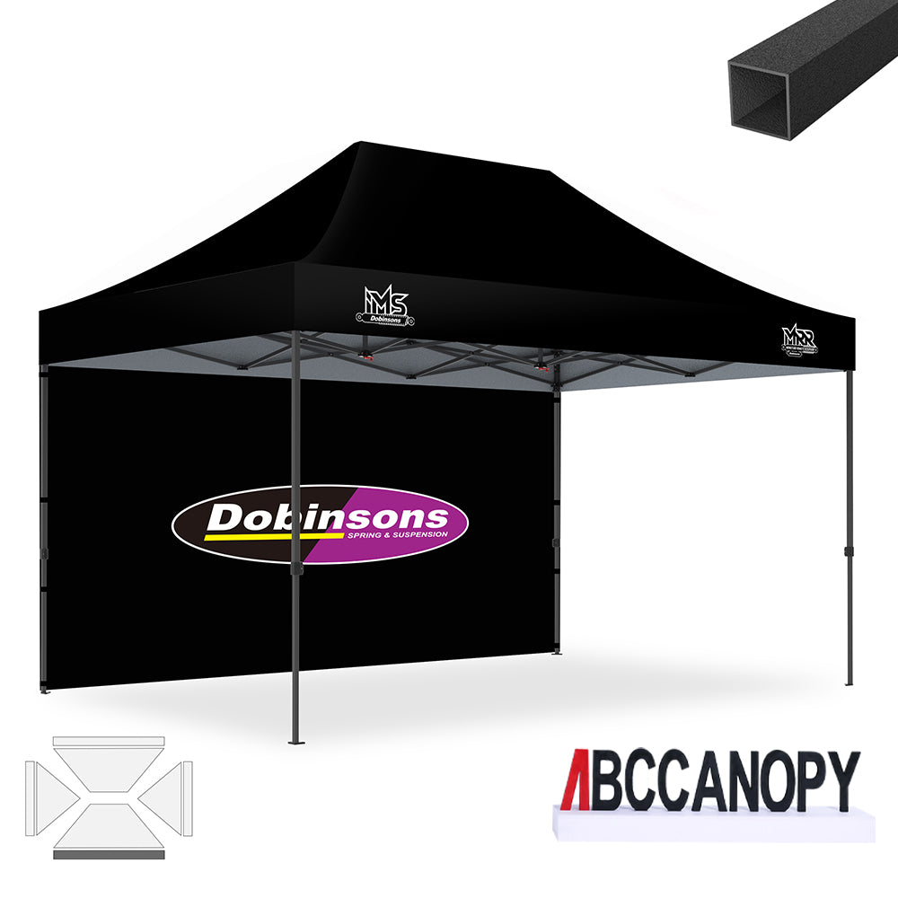 ABCCANOPY 10x10/10x15/10x20 Custom Canopy Tent - Heavy Duty Commercial Pop Up Shelter for Outdoor Events, Farmers Markets & Trade Shows