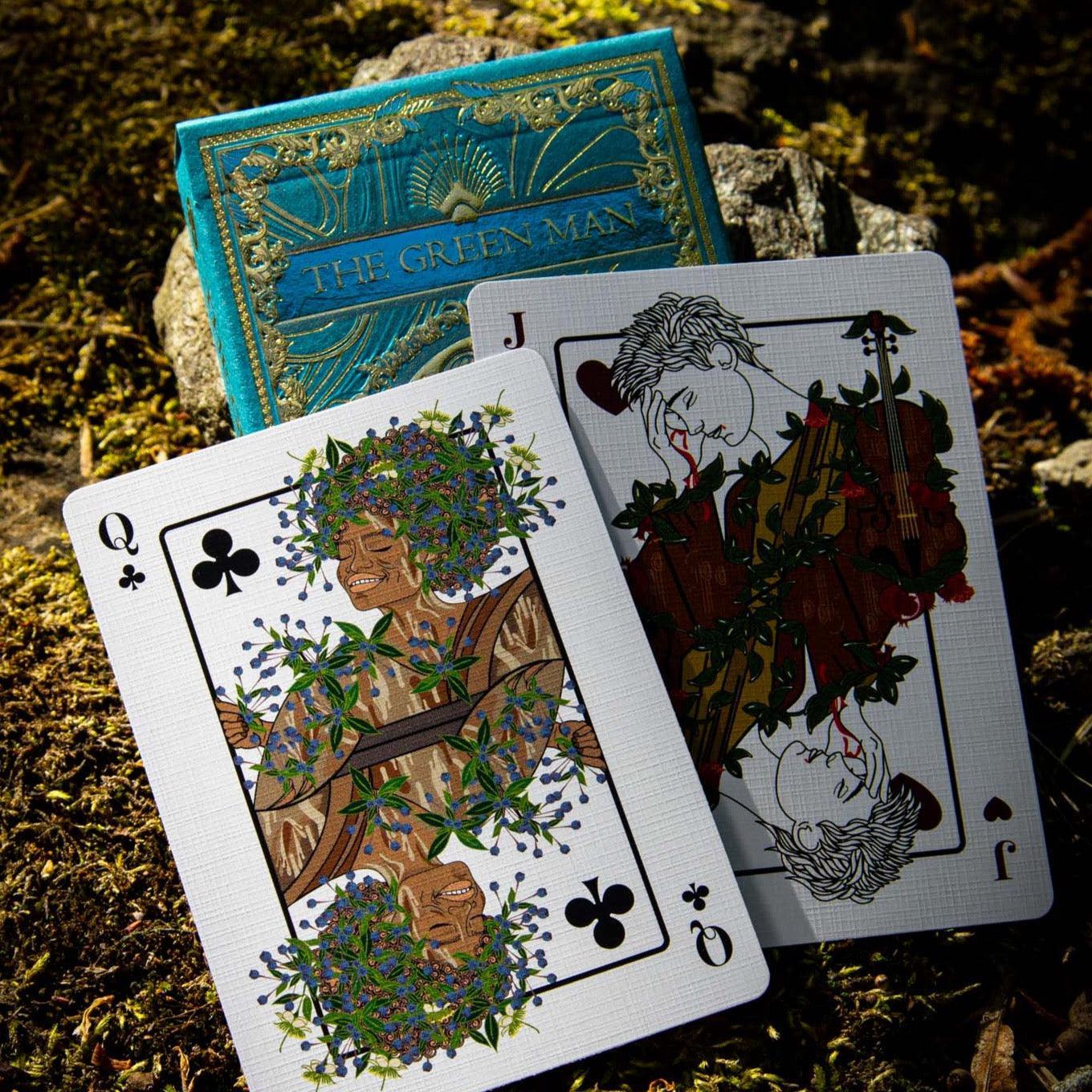Premium Eco-Friendly The Green Man Summer Playing Cards - Perfect for Outdoor Picnics, Beach Parties & Family Game Nights