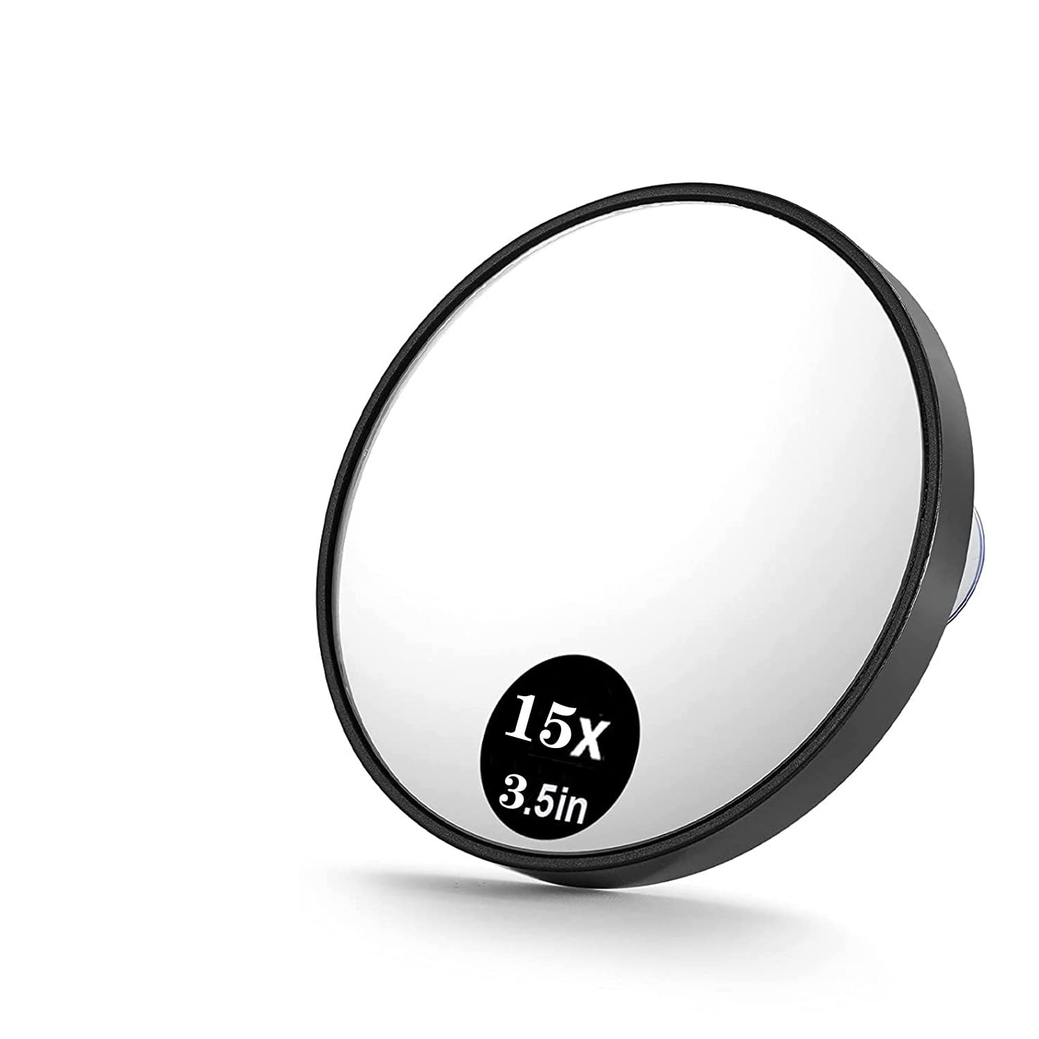 BTORER 15X Magnifying Mirror for Makeup & Skincare - Detachable with Suction Cups for Bathroom & Travel