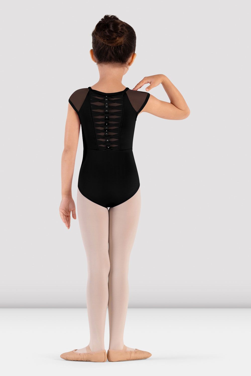 Girls Rafie Mesh Back Leotard - Dance Gymnastics Ballet Performance Costume for Kids & Toddlers - Perfect for Recitals, Competitions & Practice