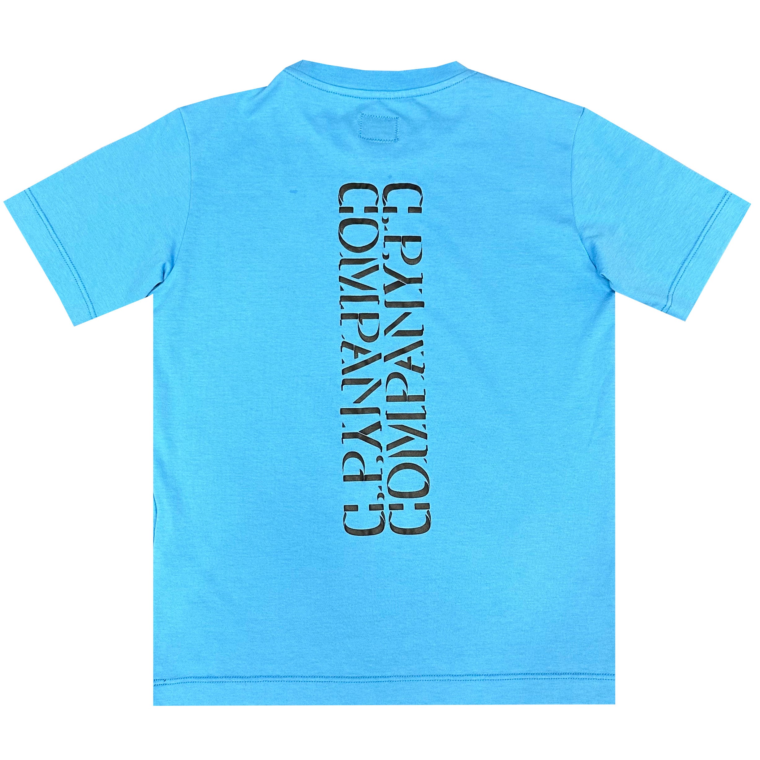 CP Company Kids Mirrored Logo T-Shirt - Stylish & Comfortable Cotton Tee for Boys & Girls - Perfect for School, Play & Everyday Wear