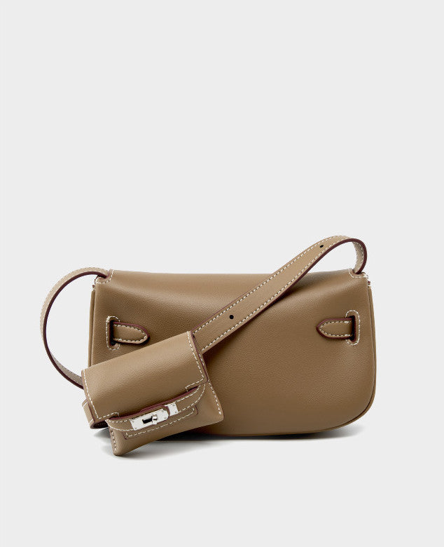Mini Saddle Crossbody Bag for Women - Small Leather Shoulder Purse with Adjustable Strap - Perfect for Travel, Shopping & Everyday Use