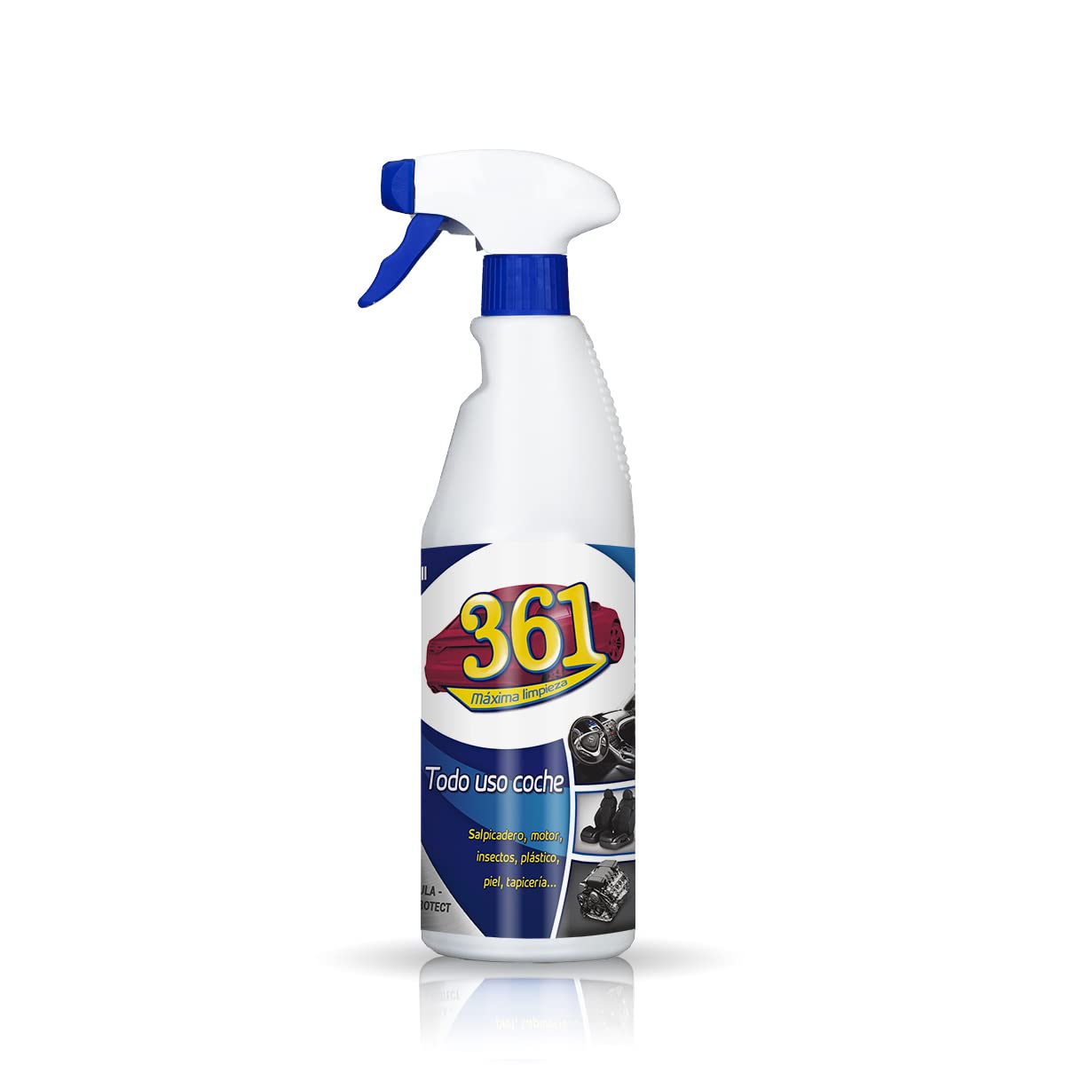 361 Multi-Surface Car Cleaner – Upholstery, Dashboard & Leather Cleaner – Interior & Exterior Car Care – 25.36 oz – Removes Stains & Protects Surfaces – Ideal for Cars, Trucks & SUVs