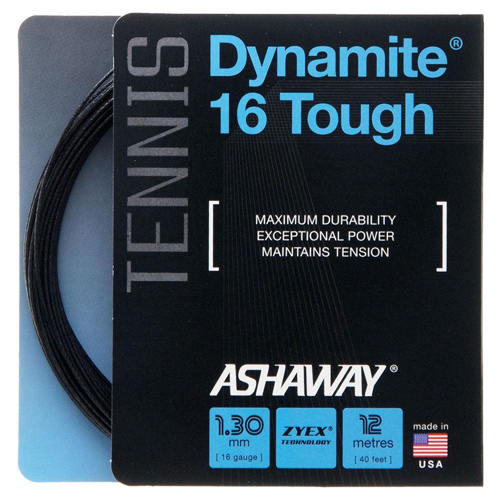 Dynamite 16G Black Tennis String - High Performance, Durable & Shock Absorbing for Competitive Play & Training
