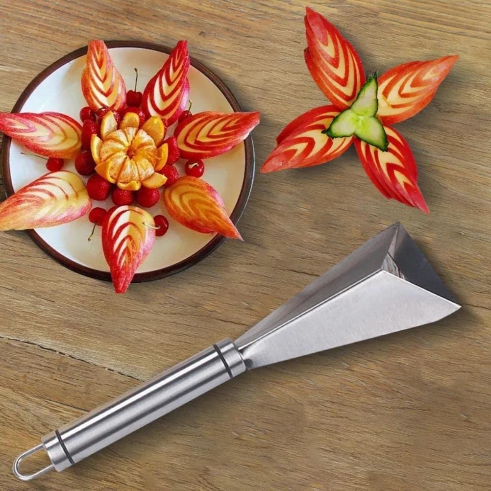 Premium Stainless Steel Fruit & Vegetable Carving Cutter Set - 9.4