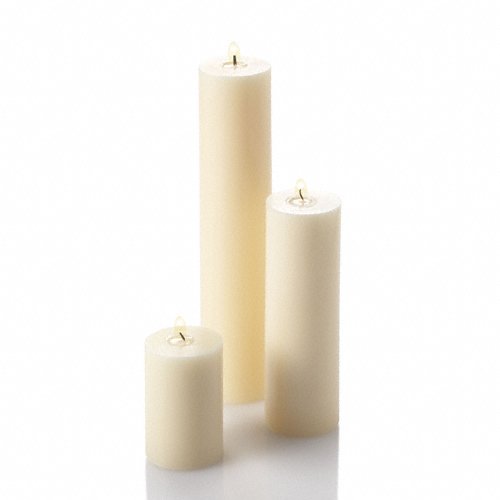 Richland® Ivory Pillar Candles Set of 30 - Long-Lasting Scented Candles for Weddings, Home Decor, and Romantic Ambiance